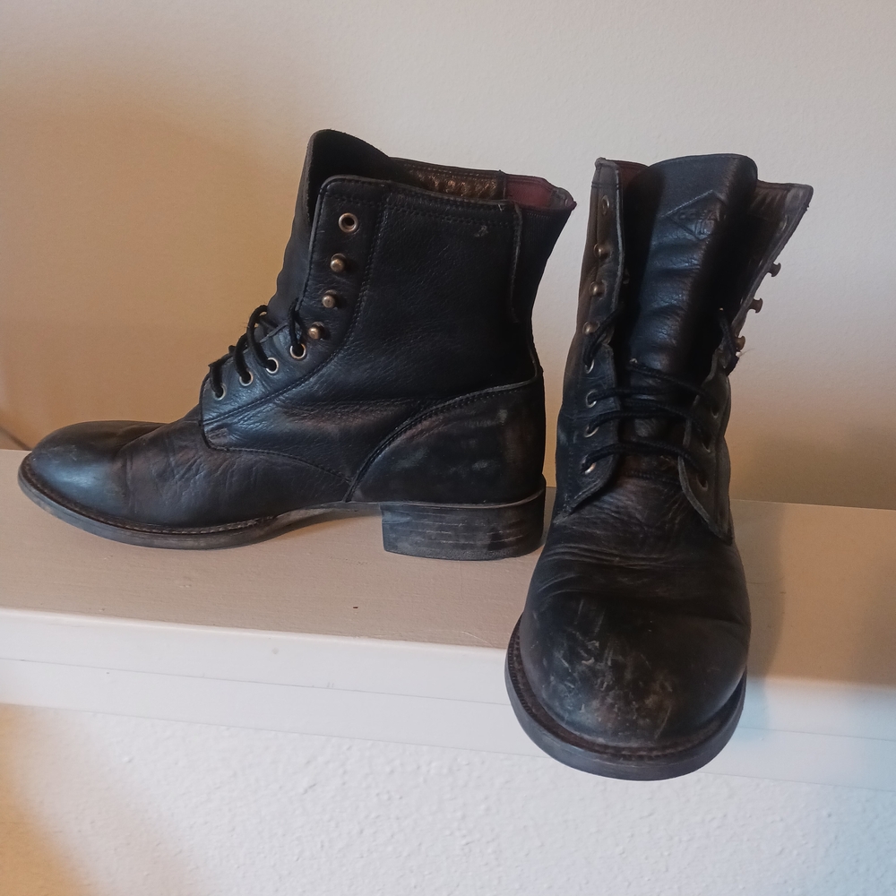 Ariat Black Lace Up Paddock Boots